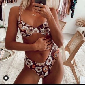 Skatie Mandi Bikini Bottoms in Byron Print!